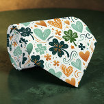 St. Patrick's Day Clover Custom Necktie<br><div class="desc">This St. Patrick's Day necktie features a vibrant clover design, perfect for adding a touch of Irish charm to any outfit. The custom design allows for a unique and personalized touch, making it an ideal gift or statement piece for St. Patrick's Day celebrations and beyond.</div>