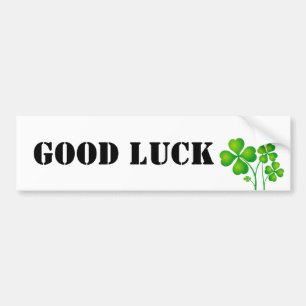 St. Patrick's Day Clover / Shamrocks + your ideas Bumper Sticker
