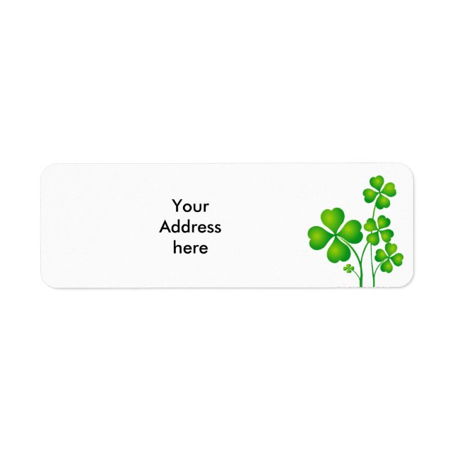 St. Patrick's Day Clover + your ideas (Front)