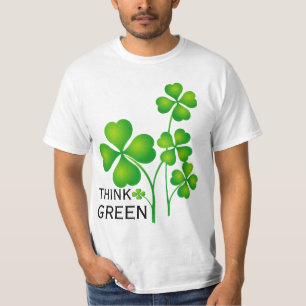 St. Patrick's Day Clover + your ideas T-Shirt