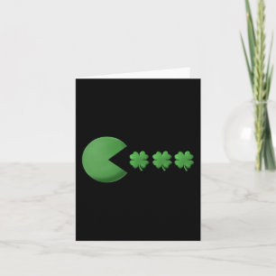 St Patricks Day Clovers Fun Boys Girls Kids  Card