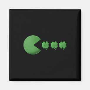 St Patricks Day Clovers Fun Boys Girls Kids Magnet