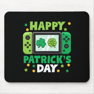 St Patricks Day Controller Video Game Kids Boy Tod Mouse Pad