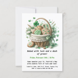St. Patrick's Day Cookies – Sweet Luck & Love  Invitation