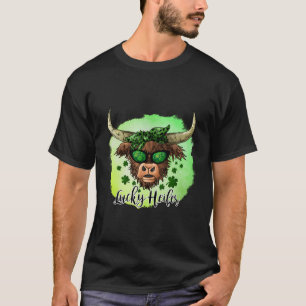 St Patrick'S Day Cow Lucky Heifer T-Shirt
