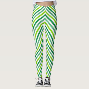 St. Patrick's Day Cross Stripes Pattern-54602 Leggings