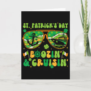 St Patricks Day Cruise Matching Cruising Boozing D Card