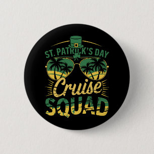 St Patrick's Day Cruise Squad Family Matching 6 Cm Round Badge