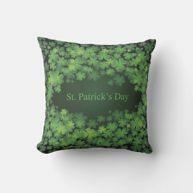 St Patrick's Day Cushion (Front)