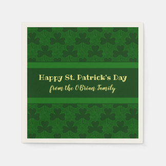 St. Patrick's Day Customised Napkin
