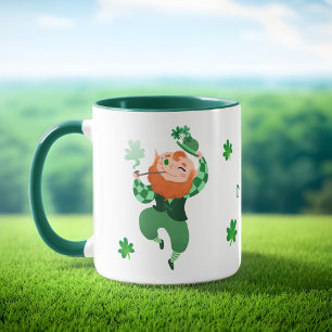 St. Patrick's Day Cute Leprechaun Personalised Mug