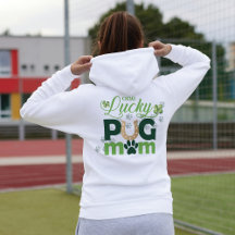 St. Patrick's Day Cute One Lucky Pug Mum 