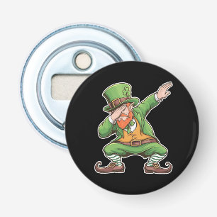 St Patricks Day Dab Dabbing Leprechaun In Green Bottle Opener