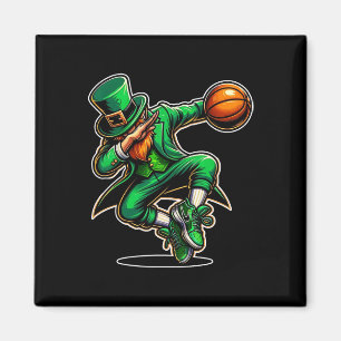 St Patricks Day Dabbing Leprechaun Boys Girls Bysk Magnet