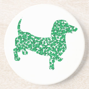 St. Patrick's Day Dachshund Coaster