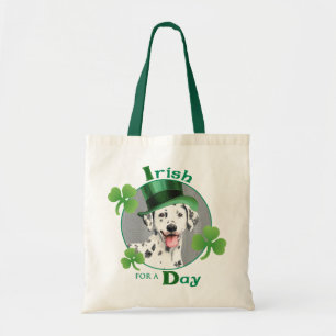 St. Patrick's Day Dalmatian Tote Bag