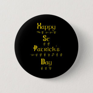 St Patricks Day Deaf Pride Sign Language Asl Aware 6 Cm Round Badge
