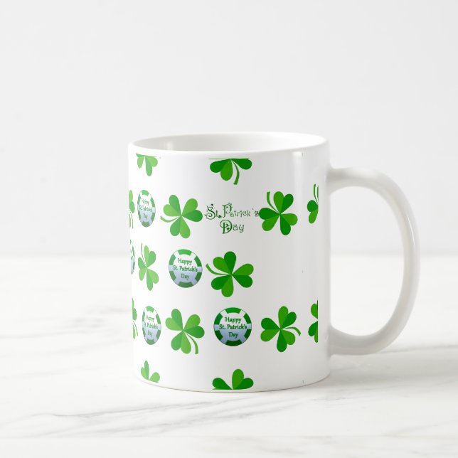 St. Patrick's Day design for Classic-White-Mug Coffee Mug (Right)
