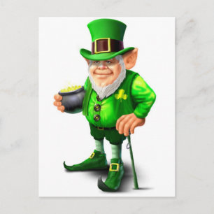 st patricks day designs postcard