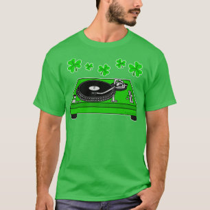 St Patricks Day DJ Music Producer Irish Musician T-Shirt
