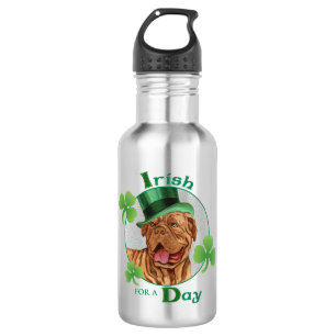 St. Patrick's Day Dogue de Bordeaux 532 Ml Water Bottle
