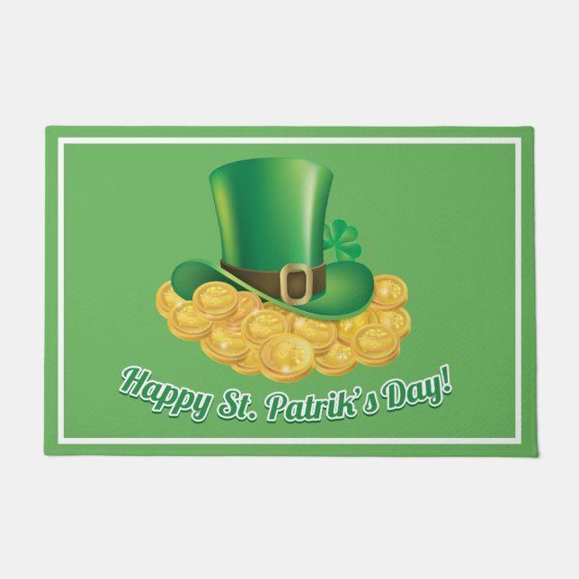 St Patrick's Day Doormat (Front)