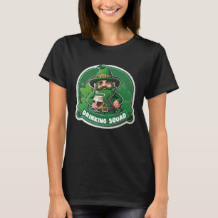 St Patricks Day Drinking Squad Leprechaun Irish Be T-Shirt