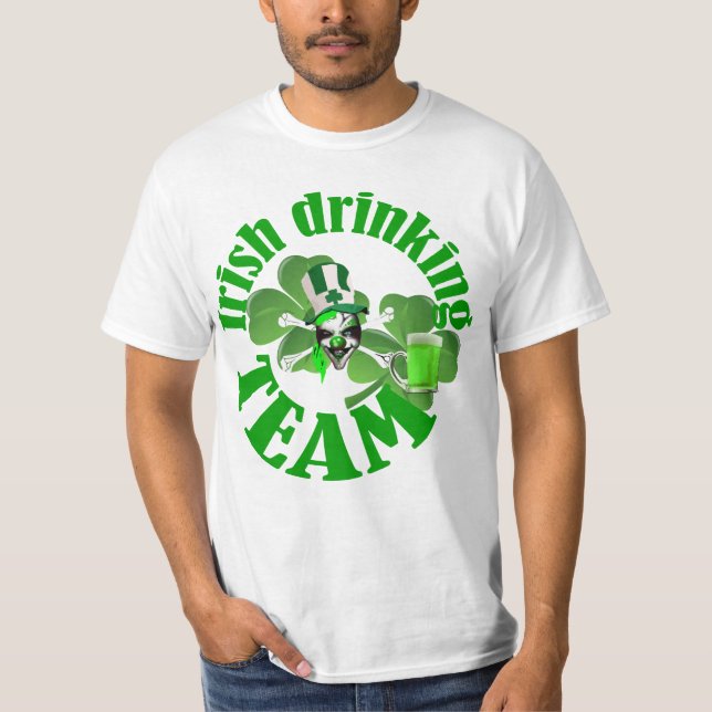 St Patrick's day drinking team T-Shirt (Front)