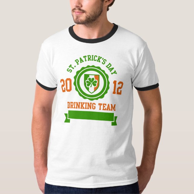 St. Patrick's Day Drinking Team T-Shirt (Front)