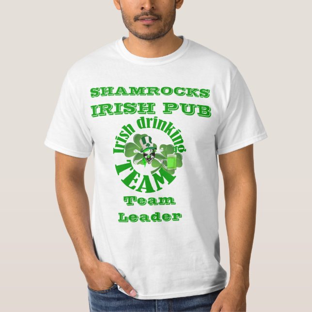 St Patrick's day drinking team T-Shirt (Front)