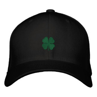 St. Patrick's Day Embroidered Clover Men's Cap