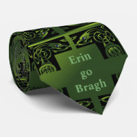 St. Patrick's Day Erin go Bragh Celtic Design Tie