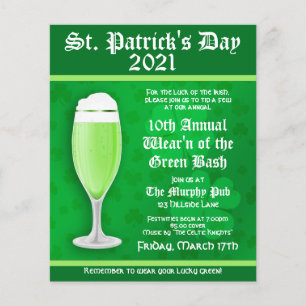 St. Patrick's Day Event Invitation Flyer