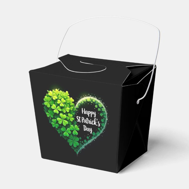 St. Patrick's Day  Favour Box (Front Side)