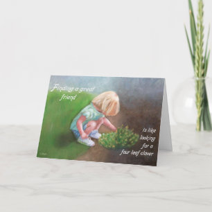 St. Patrick's Day - Finding a Great Friend Card