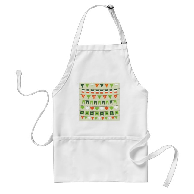 st patricks day flag standard apron (Front)