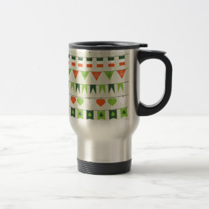 st patricks day flag travel mug