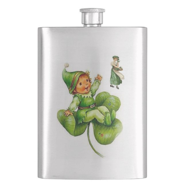 St. Patrick's Day Flask (Front)
