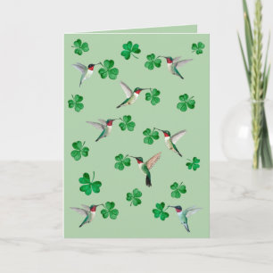 St. Patrick's Day Folded Greeting Card