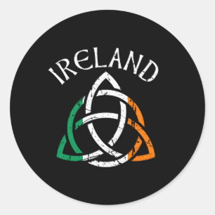 St Patricks Day For Celtic Knot Ireland Classic Round Sticker
