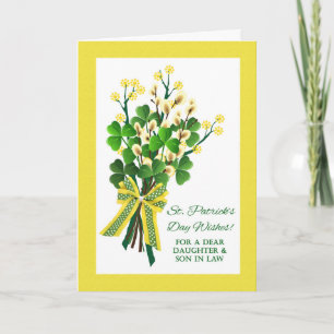 St. Patrick's Day for Daughter and Son in Law Card