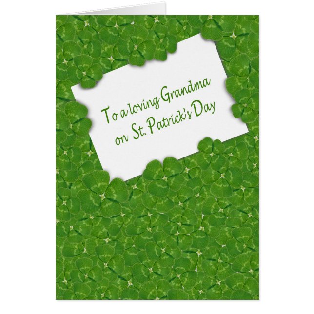 St.Patrick's Day for Grandma (Front)
