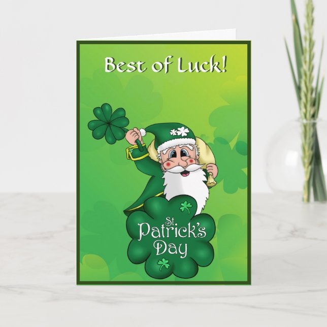 St. Patricks Day For Kids Card (Front)