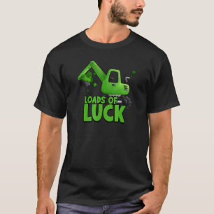 St Patricks Day For Kids Heavy Equipment Mining T T-Shirt