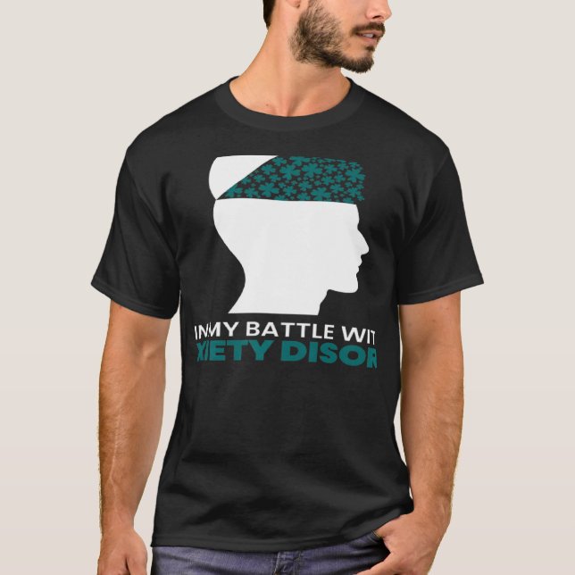 St Patricks Day Four Leaf C Mind Anxiety Disorder T-Shirt (Front)