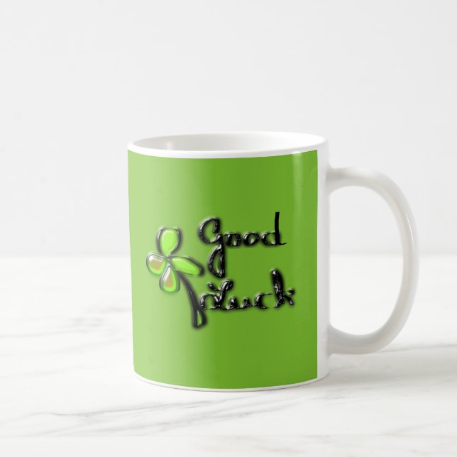 St. Patrick's Day  ‎Four-leaf clover Coffee Mug (Right)
