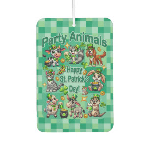 St. Patrick's Day Fun and Adorable "Party Animals" Car Air Freshener