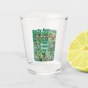 St. Patrick's Day Fun and Adorable "Party Animals" Shot Glass