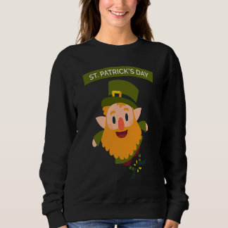 St Patrick's Day Fun Beer Drink Party Dublin Irlan Sweatshirt