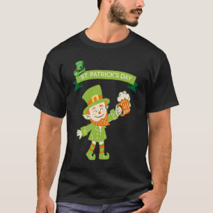 St Patrick's Day Fun Beer Drink Party Dublin Irlan T-Shirt